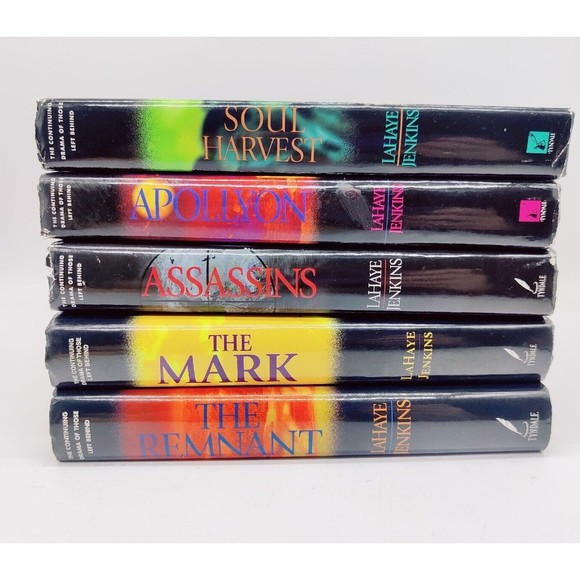 Left Behind Books Book Set Lot Of 5 Tim LaHaye Jerry B Jenkins Hardcover Rapture - Picture 4 of 12